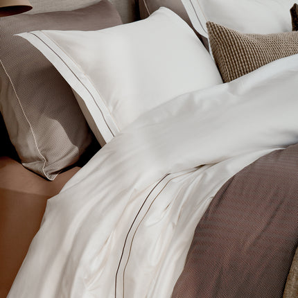 Housse de couette PURITY Naples Sable 140x220 cm (coton satiné)