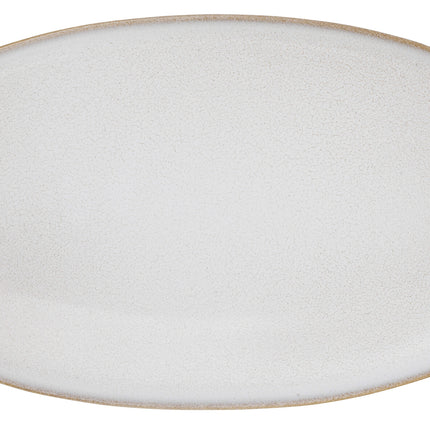 SAISONS flacher Teller oval 29 cm Sand