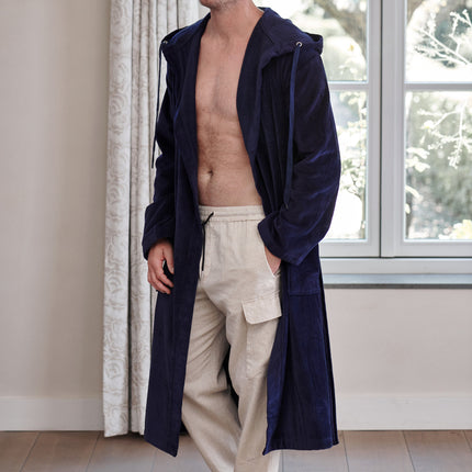 RIO bathrobe Dark Navy