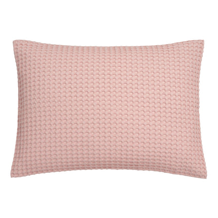 <tc>HOME</tc> Taie d'oreiller piqué rose sépia 40x55 cm