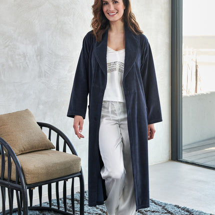 Bademantel GRACE Dark Navy-045