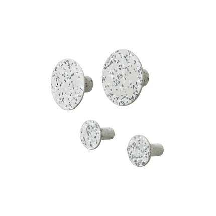 PONTO Wandhaken Terrazzo Grey (Set/4)