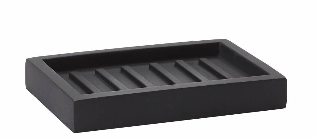 MOON zeepbakje Black
