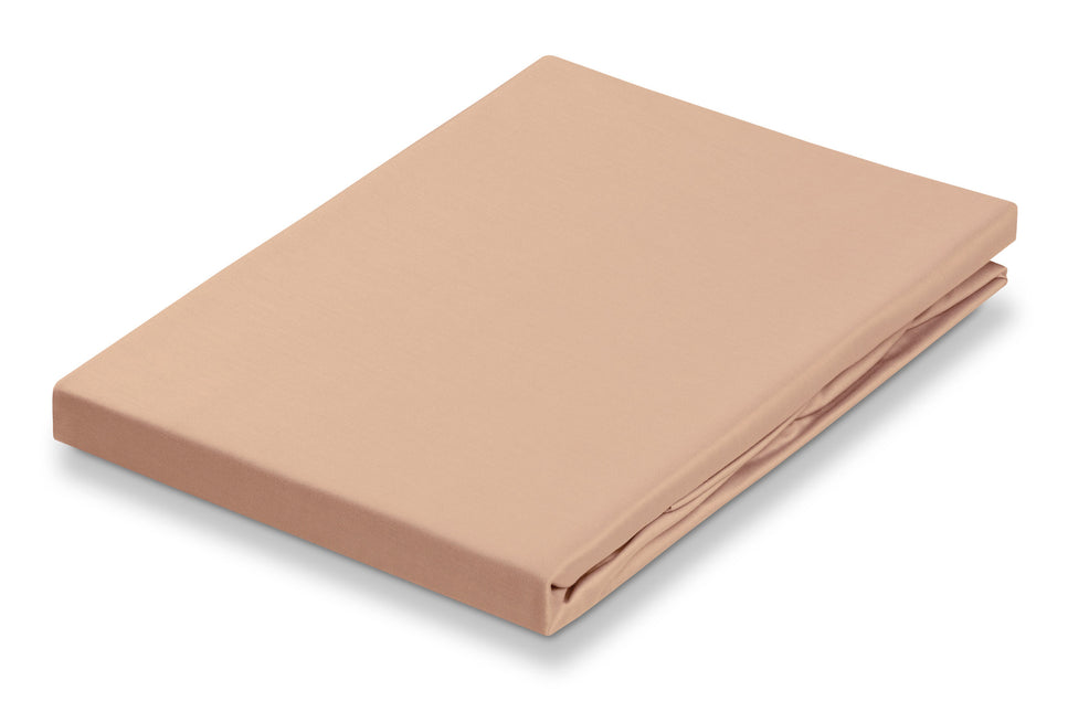 SATIN SOFT fitted sheet Praline