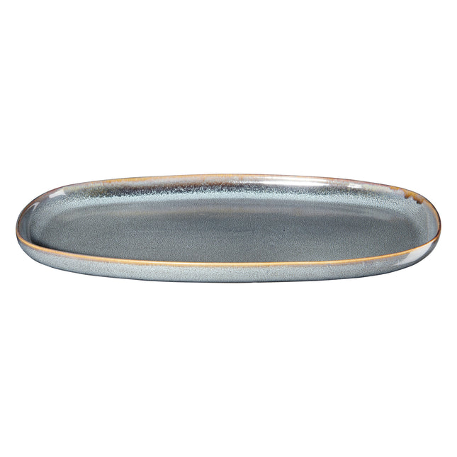 SAISONS plat bord ovaal 31 cm Denim