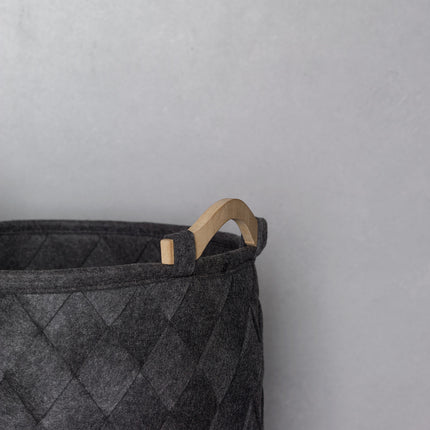 AMY laundry basket Dark Grey