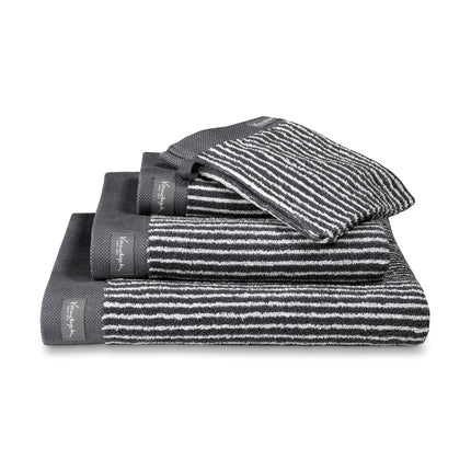 <tc>HOME</tc> Linge de bain Petit Ligne Off Black