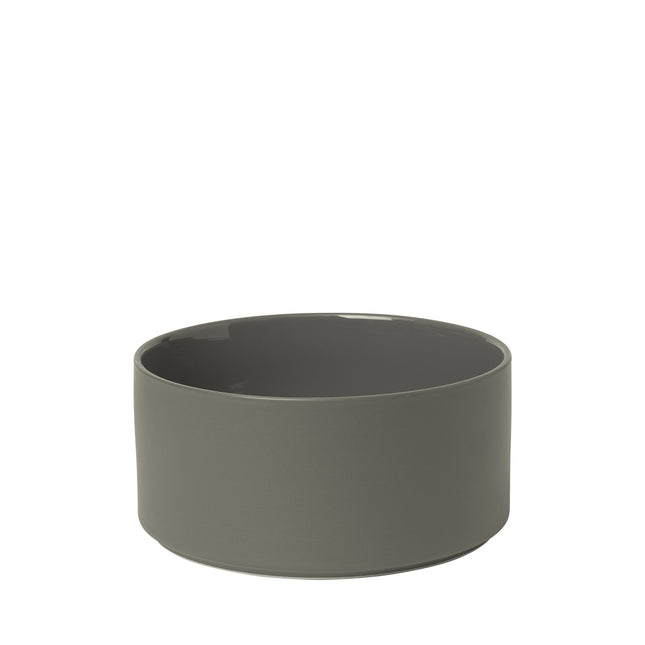 PILAR kom/schaal 20 cm Pewter (hoogte 9,5 cm)