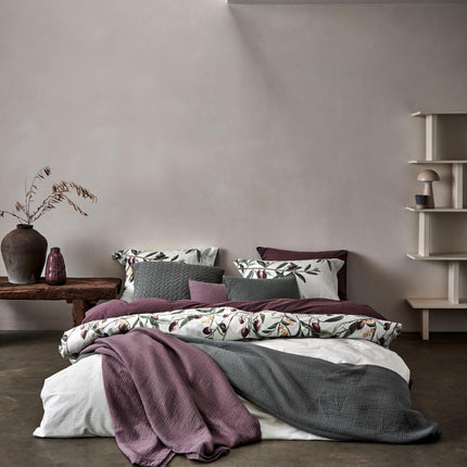 Housse de couette COTON LAVÉ Peppercorn 240x220 cm