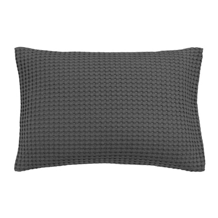 <tc>HOME</tc> Taie d'oreiller piqué Off Black 40x55 cm