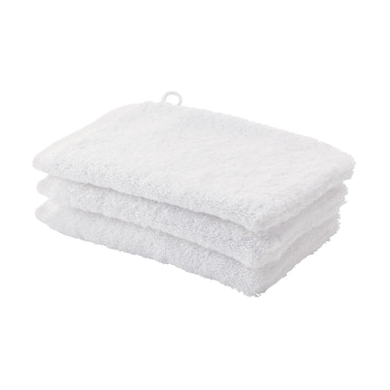 Gant de toilette LONDON Blanc (set/6)