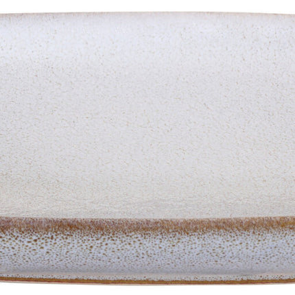 SAISONS assiette plate ovale 20 cm Sable