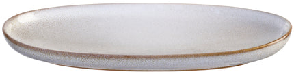 SAISONS assiette plate ovale 20 cm Sable