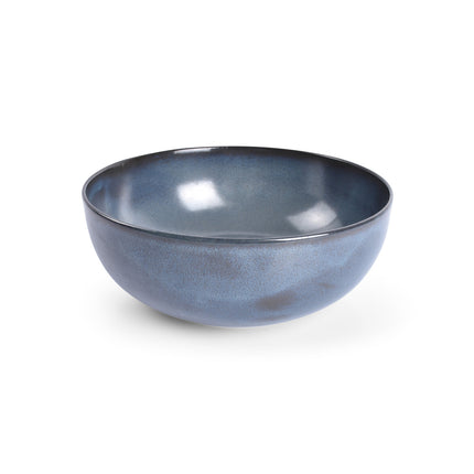 Bol/plat de service CIRRO 23 cm - Bleu foncé