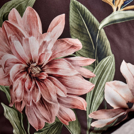 PARADISE BLOOM duvet cover Dark Chocolate 200x220 cm