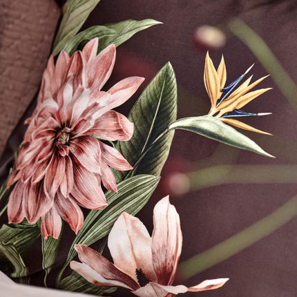 PARADISE BLOOM duvet cover Dark Chocolate 200x220 cm