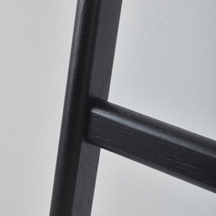 Scala per asciugamani in legno MINK Black-09