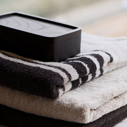 Forfait : 2x serviette de bain + 2x gant de toilette RANGER Off Black