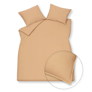 Housse de couette COTON LAVÉ 200x220 cm Apricot Blush (coton)