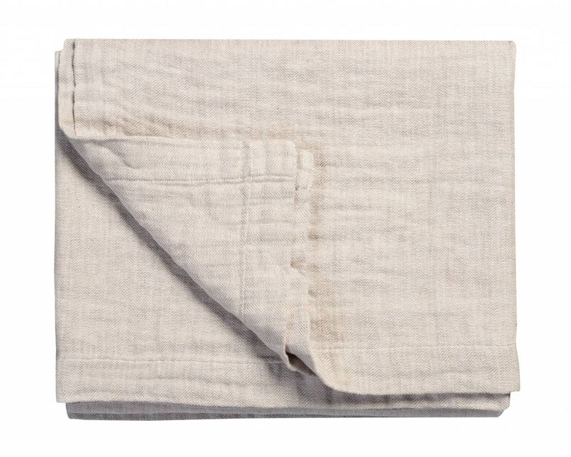PURE 22 sengetæppe Sand 260x260 cm