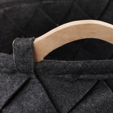 AMY laundry basket Dark Grey