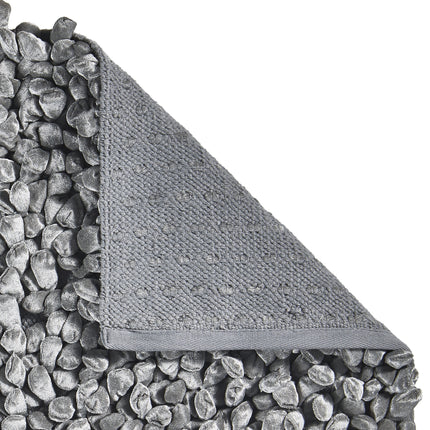 Tapis de bain ROCCA Gris Argenté