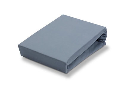 Drap-housse fendu JERSEY SOFT Dusty Blue