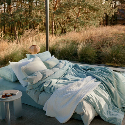Housse de couette PURE 89 Bleu Poudre 200x220 cm