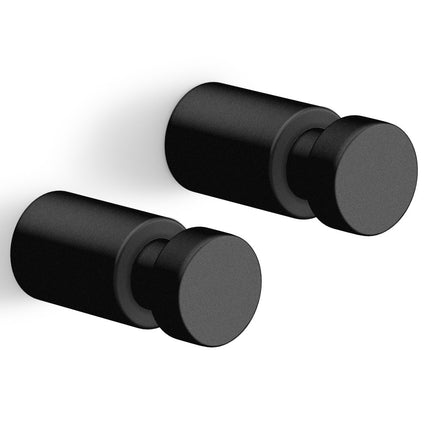 AIVO Handtuchhaken 40mm Set/2 (schwarz)
