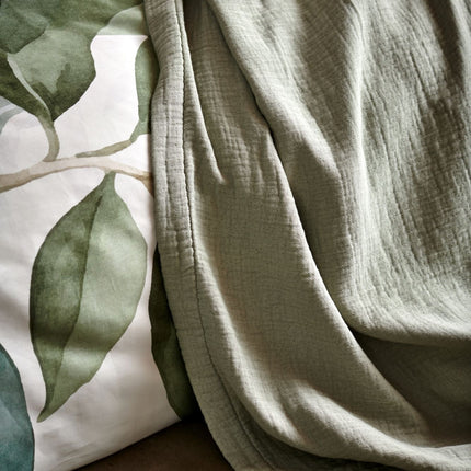Copriletto PURE 68 Verde Fumo 160x250 cm