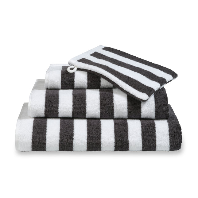 VERONA badtextiel Stripes Off Black