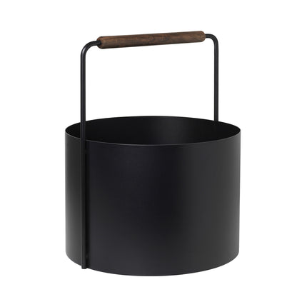 ASHI brændekurv Brun Eg medium