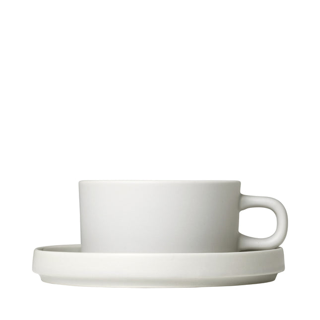 PILAR 2 tea cups 170ml with Moonbeam saucer