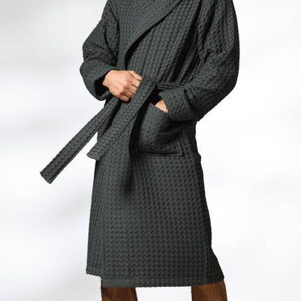 VIGGO badjas Dark Grey