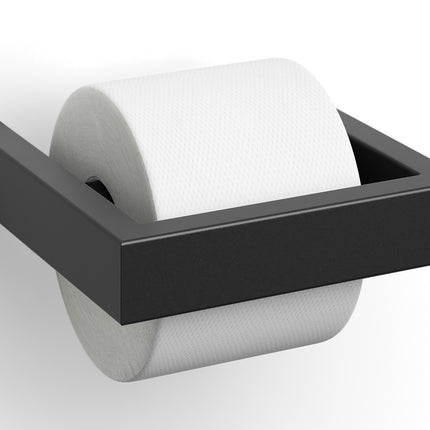 LINEA Toilettenpapierhalter (schwarz)