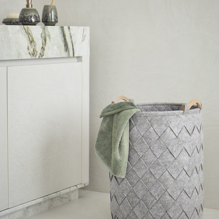 AMY storage basket Silver Gray small