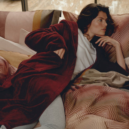 BEAUMONT bathrobe Burgundy