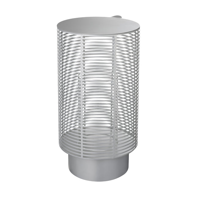 OLEA windlicht Silver (large)