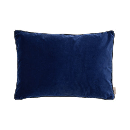 Housse de coussin VELOURS Bleu Nuit 40x60 cm