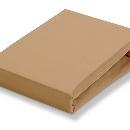 Drap-housse surmatelas JERSEY SOFT Caramel