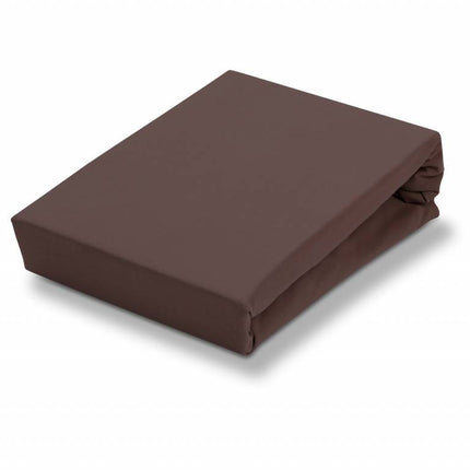 JERSEY SUPREME topper fitted sheet Taupe