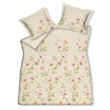 BLOSSOM BREEZE housse de couette Crème Tan 200x220 cm