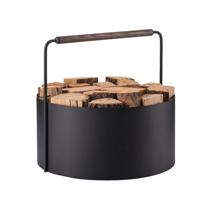 Cesto per legna da ardere ASHI Rovere Marrone grande