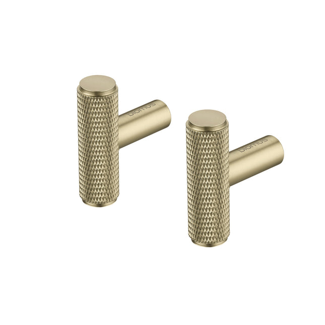 ROF wandhaak recht Brass (set/2)