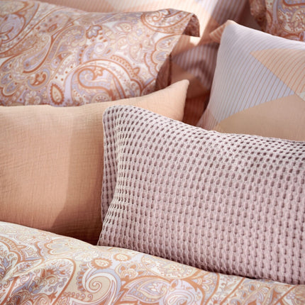 Housse de couette GLAZE Apricot Blush 240x220 cm (coton satiné)