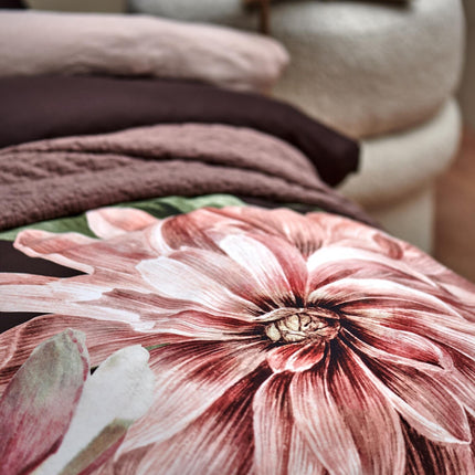 PARADISE BLOOM duvet cover Dark Chocolate 200x220 cm