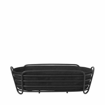 Cesta de pan DELARA 32x14 cm (Negro)