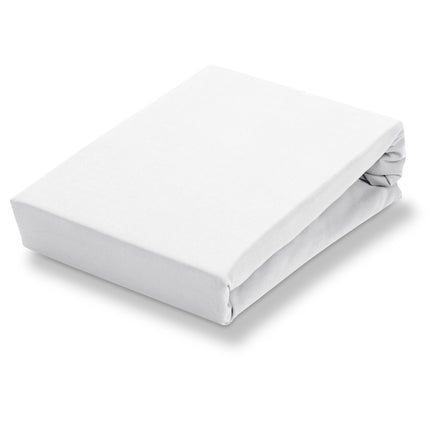 Sábana bajera ajustable con topper dividido JERSEY SOFT Blanco