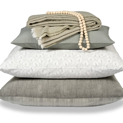 Housse de couette PURITY 79 Vert Fumée 200x220 cm (lin/coton)