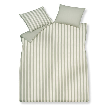 housse de couette <tc>HOME</tc> 97 Vert fumé 200x220 cm (coton/tencel)